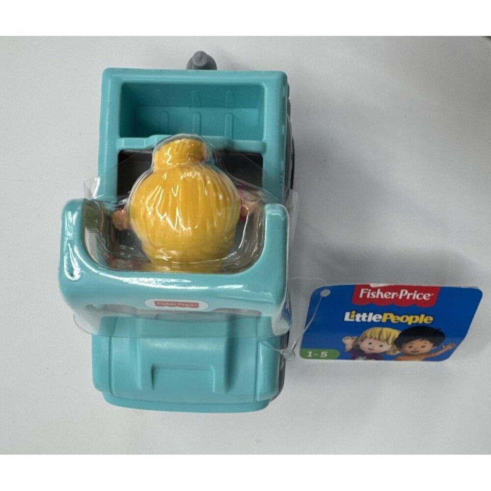 Fisher Price Little People Blue Jeep with Girl Figure Set Pretend Play Toy NEW - Picture 8 of 8